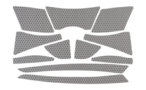 CR2 Reflective Decal Kit for JSP Evolution&reg; Hard Hats - Silver